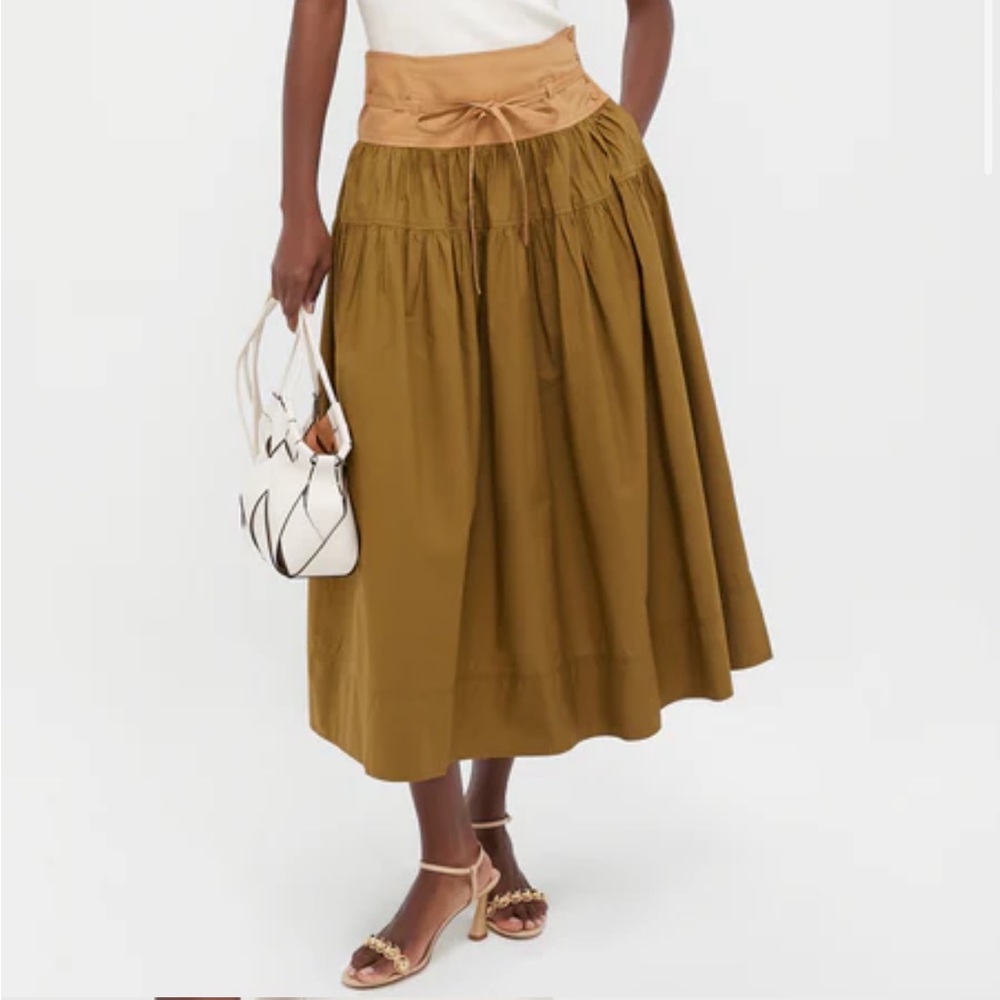 Ulla Johnson Sahara Colorblock Angeline Skirt